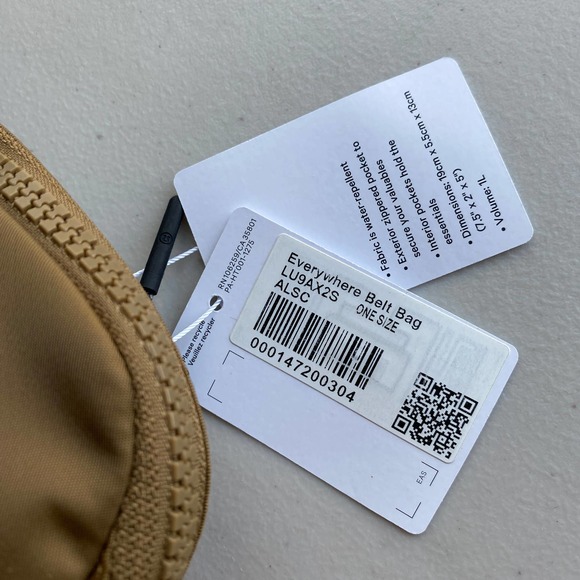 NWT Lululemon Everywhere Belt Bag 1L Allspice Fall Limited Color Way Light Brown - Picture 4 of 13